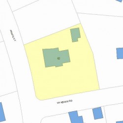 62 Prince St, Newton, MA 02465 plot plan