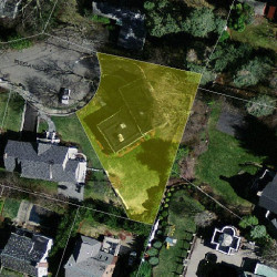 19 Treeland Cir, Newton, MA 02458 aerial view