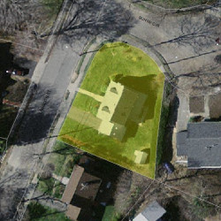 48 Langdon St, Newton, MA 02458 aerial view