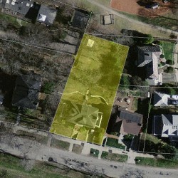 191 Commonwealth Ave, Newton, MA 02459 aerial view