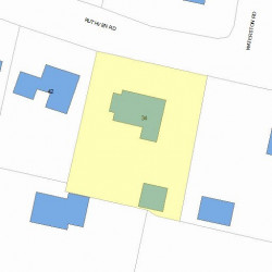 34 Ruthven Rd, Newton, MA 02458 plot plan