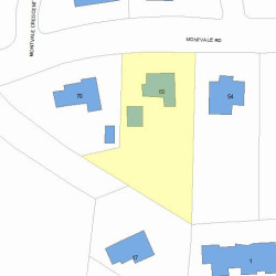 60 Montvale Rd, Newton, MA 02459 plot plan