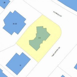 3 Tanglewood Rd, Newton, MA 02459 plot plan