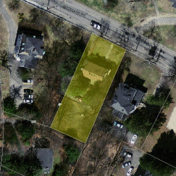 167 Woodland Rd, Newton, MA 02466 aerial view