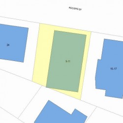 11 Rogers St, Newton, MA 02461 plot plan