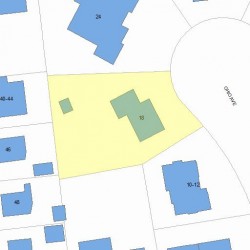 18 Ohio Ave, Newton, MA 02464 plot plan