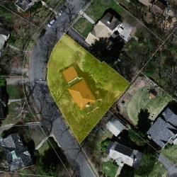 26 Larch Rd, Newton, MA 02468 aerial view