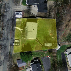 20 Cottage St, Newton, MA 02464 aerial view