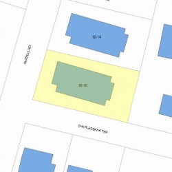 16 Russell Rd, Newton, MA 02458 plot plan