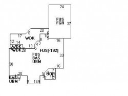 742 Centre St, Newton, MA 02458 floor plan