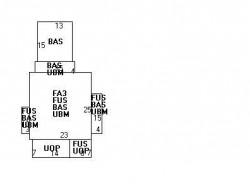 341 Cabot St, Newton, MA 02458 floor plan