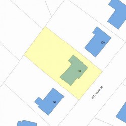 94 Esty Farm Rd, Newton, MA 02459 plot plan