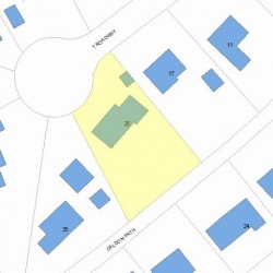 25 Caldon Path, Newton, MA 02459 plot plan