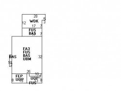 54 Adella Ave, Newton, MA 02465 floor plan