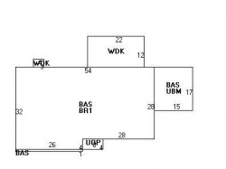 44 Brandeis Rd, Newton, MA 02459 floor plan