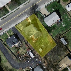 180 Lexington St, Newton, MA 02466 aerial view