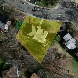 267 Hartman Rd, Newton, MA 02459 aerial view