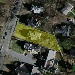 56 Eldredge St, Newton, MA 02458 aerial view
