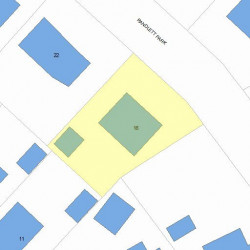 16 Randlett Park, Newton, MA 02465 plot plan