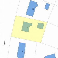 2 Clark St, Newton, MA 02459 plot plan