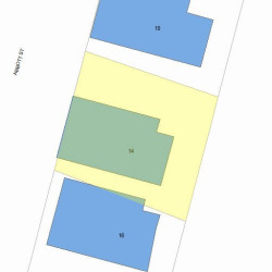 14 Abbott St, Newton, MA 02464 plot plan