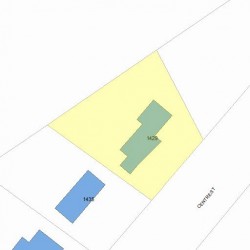 1429 Centre St, Newton, MA 02459 plot plan