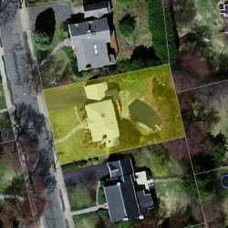 45 Ferncroft Rd, Newton, MA 02468 aerial view