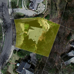 16 Chesterfield Rd, Newton, MA 02465 aerial view