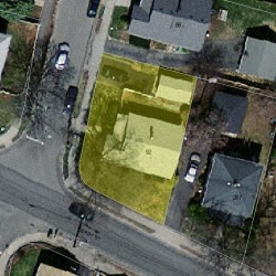 92 Tolman St, Newton, MA 02465 aerial view