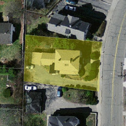 353 Linwood Ave, Newton, MA 02460 aerial view