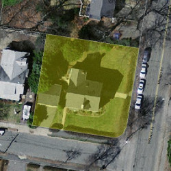 1083 Walnut St, Newton, MA 02461 aerial view