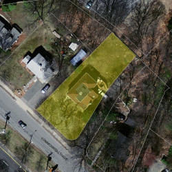 1733 Commonwealth Ave, Newton, MA 02465 aerial view
