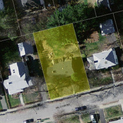 61 Halcyon Rd, Newton, MA 02459 aerial view