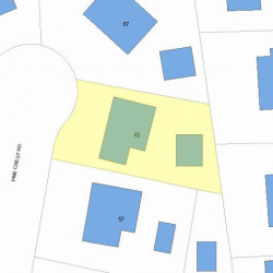 63 Pine Crest Rd, Newton, MA 02459 plot plan