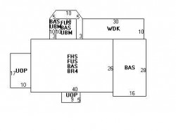 38 Gammons Rd, Newton, MA 02468 floor plan