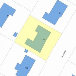 148 Truman Rd, Newton, MA 02459 plot plan