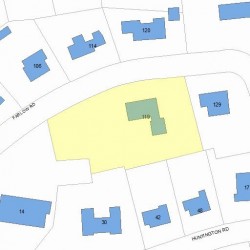 119 Farlow Rd, Newton, MA 02458 plot plan