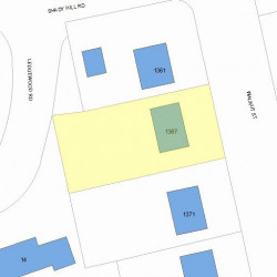 1367 Walnut St, Newton, MA 02461 plot plan