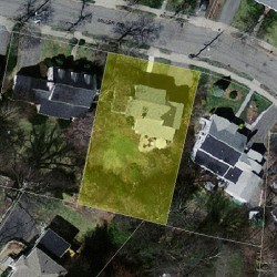 56 Miller Rd, Newton, MA 02459 aerial view