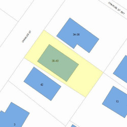 38 Charles St, Newton, MA 02461 plot plan