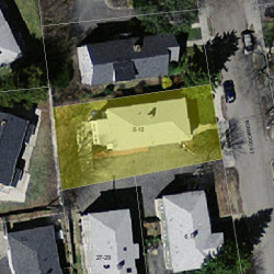 10 Bonwood St, Newton, MA 02460 aerial view