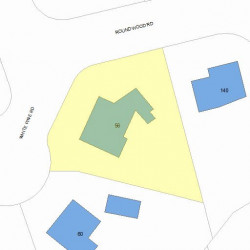 56 White Pine Rd, Newton, MA 02464 plot plan