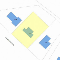 1737 Commonwealth Ave, Newton, MA 02465 plot plan