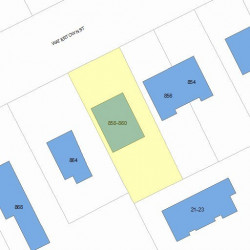 860 Watertown St, Newton, MA 02465 plot plan
