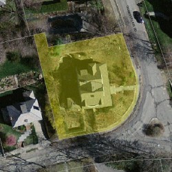 17 Chamberlain Rd, Newton, MA 02458 aerial view