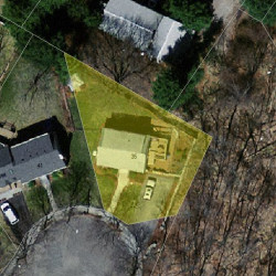 35 Albert Rd, Newton, MA 02466 aerial view