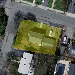 40 Princess Rd, Newton, MA 02465 aerial view