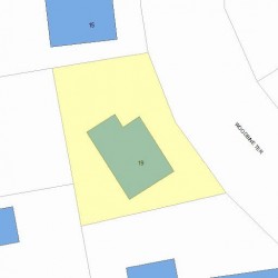 19 Woodbine Ter, Newton, MA 02466 plot plan