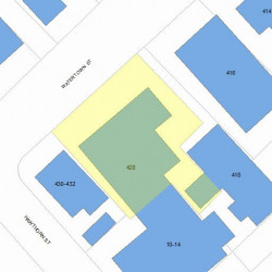 420 Watertown St, Newton, MA 02458 plot plan