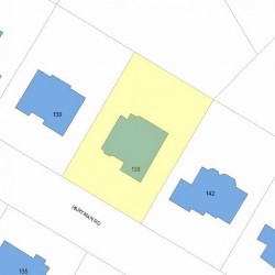 138 Hartman Rd, Newton, MA 02459 plot plan